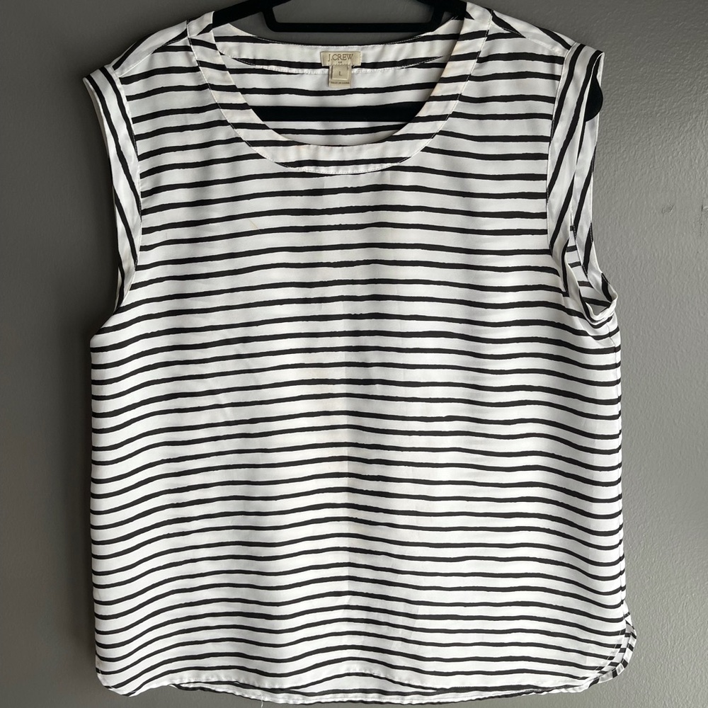 J. Crew striped shirt